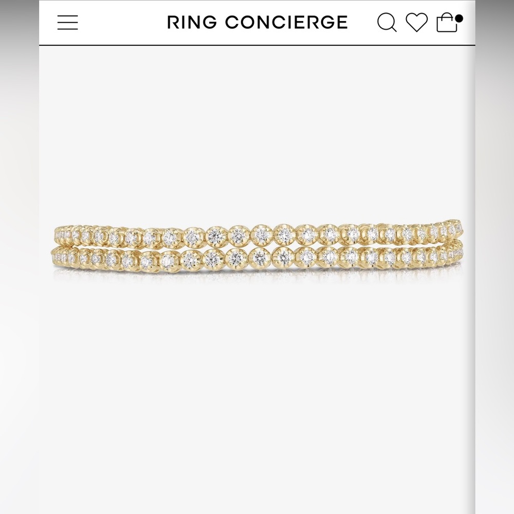 Ring Concierge Multiway Tennis Necklace + Double Wrap Bracelet